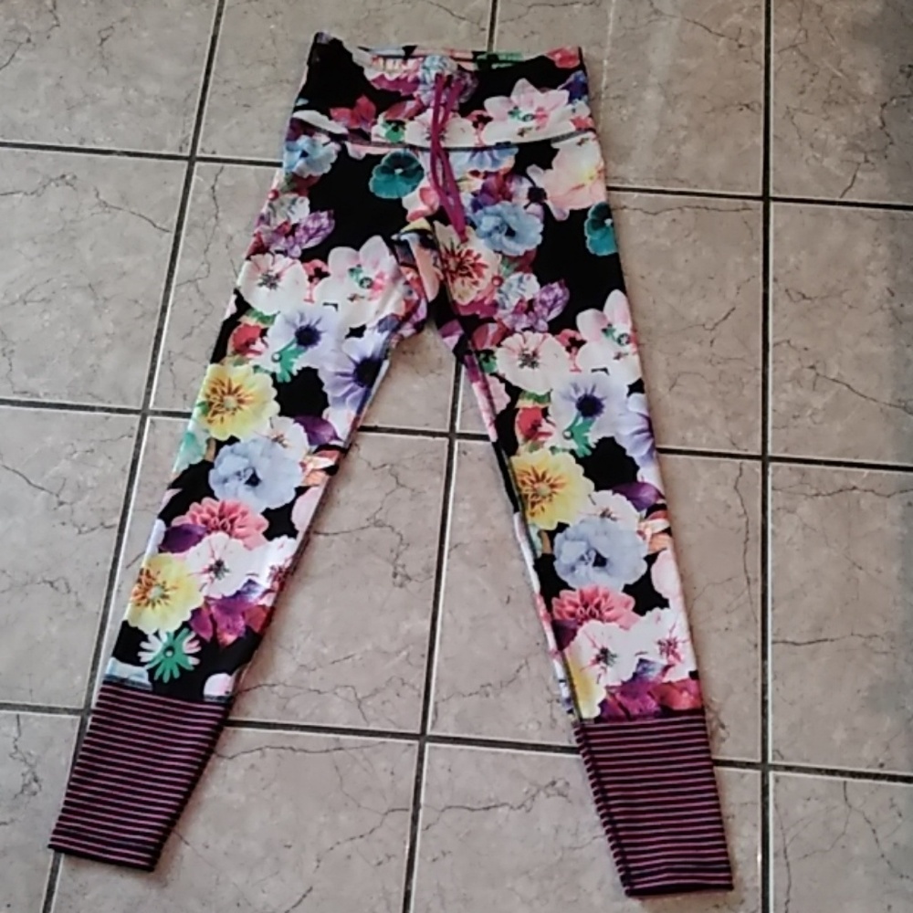 Floral Activewear Workout Pants